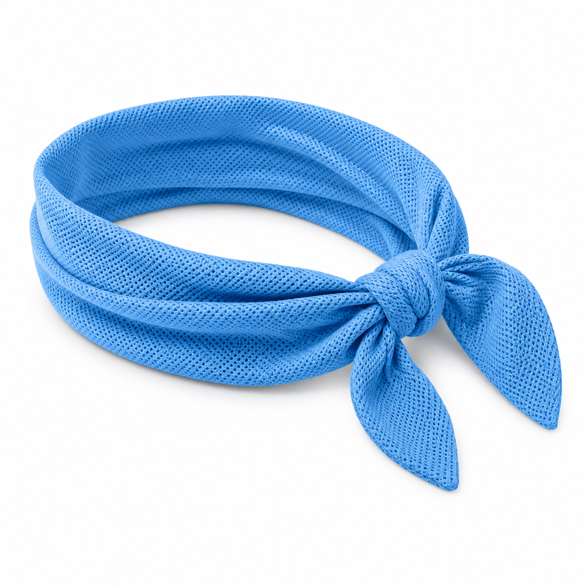 Evaporative cooling headband
